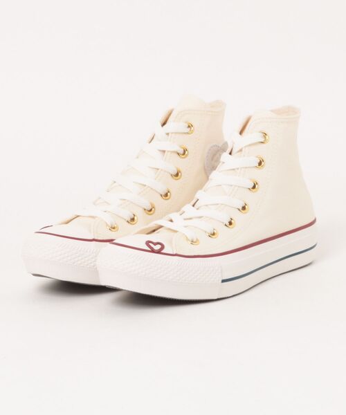 レディース【CONVERSE】AS PLTS HEARTPOINT HI P IVORY 国内発送 CONVERSE｜【CONVERSE 公式】ALL STAR PLTS HEARTPOINT HI