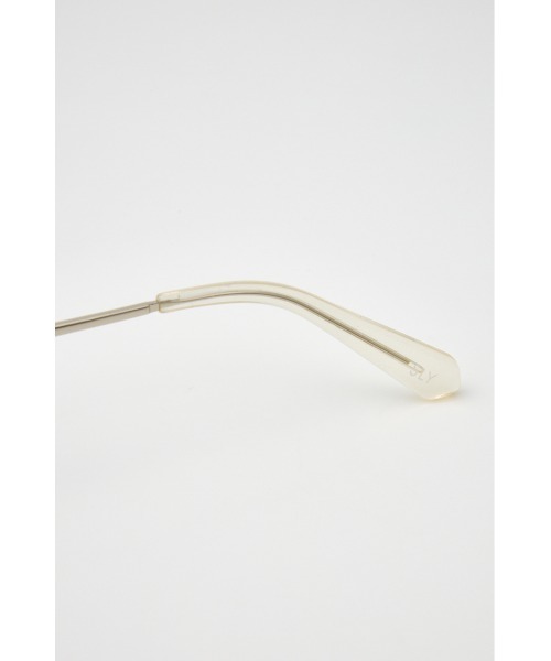 SLY（スライ）の「ROSE MOTIF CLEAR EYEWEAR ローズモチーフ クリア アイウェア（メガネ・レディース・シルバー・FREE）」の5枚目の写真