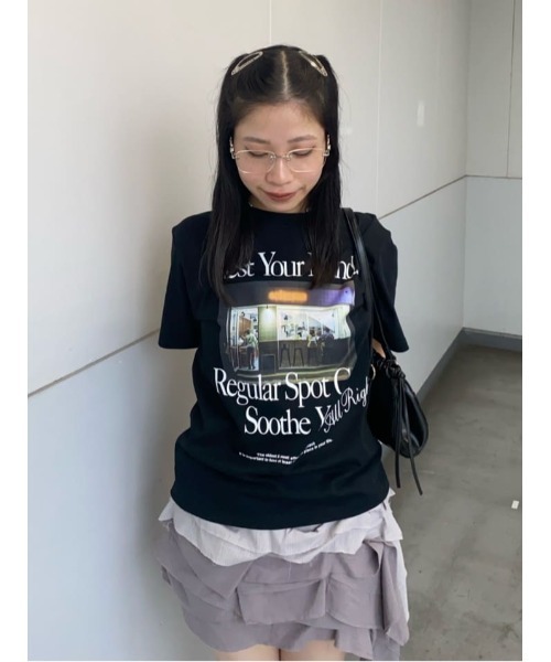 SLY（スライ）の「ROSE MOTIF CLEAR EYEWEAR ローズモチーフ クリア アイウェア（メガネ・レディース・シルバー・FREE）」の14枚目の写真