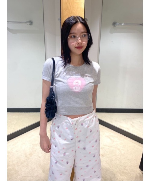 SLY（スライ）の「ROSE MOTIF CLEAR EYEWEAR ローズモチーフ クリア アイウェア（メガネ・レディース・シルバー・FREE）」の15枚目の写真