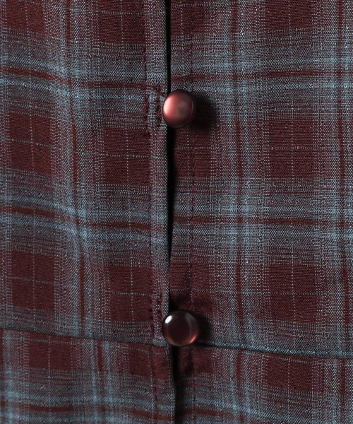 3.3 Field Trip （3.3フィールドトリップ）の「【新色追加】3.3 Field Trip／2wayフリルチェックキャミワンピース（ワンピース・レディース・ブラウン/ネイビー/ブラック/ドット・FREE）」の11枚目の写真