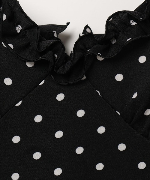 3.3 Field Trip （3.3フィールドトリップ）の「【新色追加】3.3 Field Trip／2wayフリルチェックキャミワンピース（ワンピース・レディース・ブラウン/ネイビー/ブラック/ドット・FREE）」の15枚目の写真