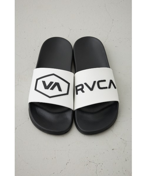 AZUL by moussy（アズールバイマウジー）の「RVCA SHOWER SLIDE（サンダル・メンズ・ブラック・MEDIUM/LARGE）」の5枚目の写真
