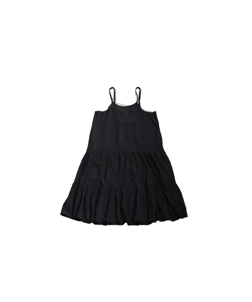 antiqua（アンティカ）の「レイヤードキャミワンピース（ワンピース・レディース・ブラック/ナチュラル・ONESIZE）」の4枚目の写真