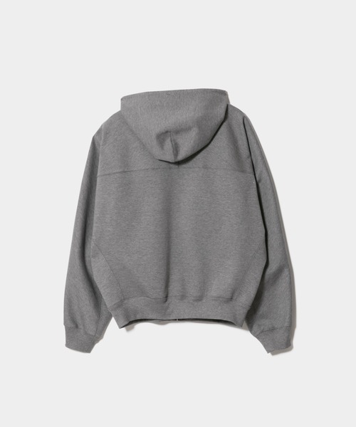 beautiful people（ビューティフルピープル）の「compact double      jersey zip up parka（パーカー・レディース・ブラック/グレー・40/38/36）」の11枚目の写真