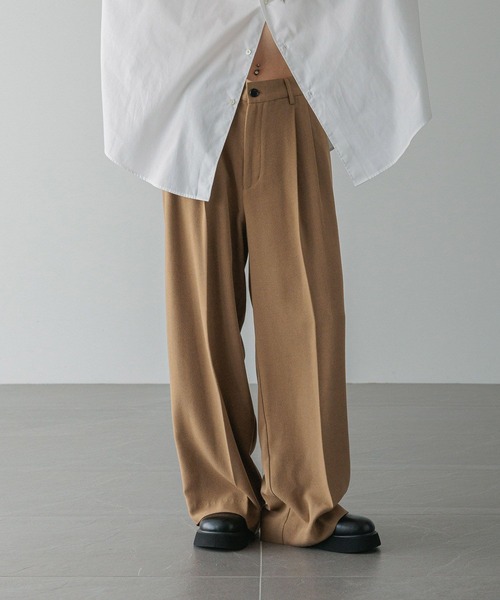 LFM(U)】TRワイドタックパンツ 455574（その他パンツ）｜LOWRYS FARM