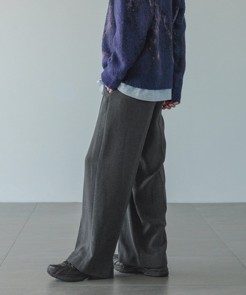 LOWRYS FARM(ローリーズファーム)の「【LFM(U)】TRワイドタックパンツ 455574(その他パンツ・メンズ・ブラウン/その他/チャコールグレー・MEDIUM/LARGE)」の16枚目の写真