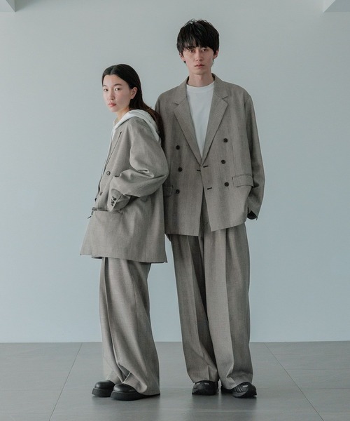 LOWRYS FARM(ローリーズファーム)の「【LFM(U)】TRワイドタックパンツ 455574(その他パンツ・メンズ・ブラウン/その他/チャコールグレー・MEDIUM/LARGE)」の18枚目の写真