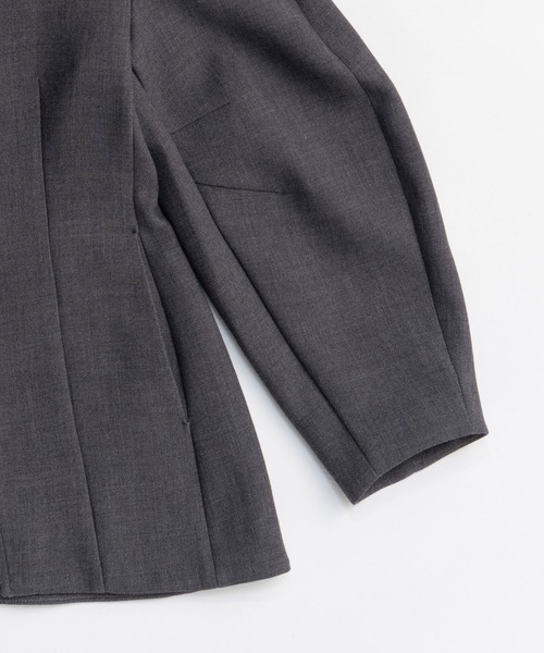 PRANK PROJECT（プランクプロジェクト）の「コクーンスリーブジップトップ / Cocoon Sleeve Zip Top（その他アウター・レディース・グレー/アイボリー/ブラック・FREE）」の21枚目の写真