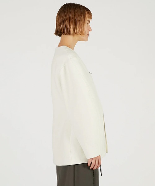 PRANK PROJECT（プランクプロジェクト）の「コクーンスリーブジップトップ / Cocoon Sleeve Zip Top（その他アウター・レディース・グレー/アイボリー/ブラック・FREE）」の13枚目の写真