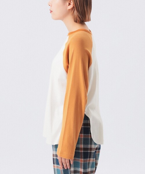 BEAMS BOY（ビームスボーイ）の「【1/15再値下げ】クレイジー ベースボール ロングスリーブ（Tシャツ/カットソー・レディース・チャコールグレー/ホワイト系その他7・ONE SIZE）」の11枚目の写真