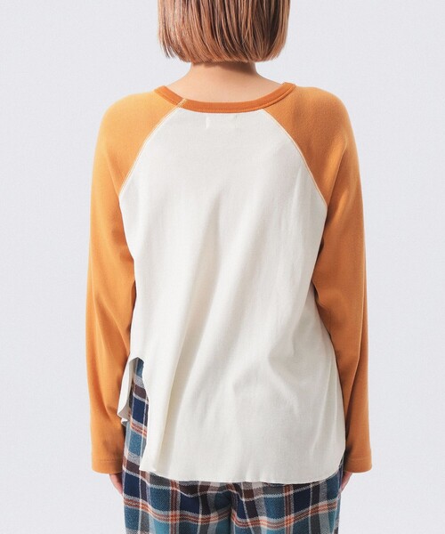 BEAMS BOY（ビームスボーイ）の「【1/15再値下げ】クレイジー ベースボール ロングスリーブ（Tシャツ/カットソー・レディース・チャコールグレー/ホワイト系その他7・ONE SIZE）」の12枚目の写真