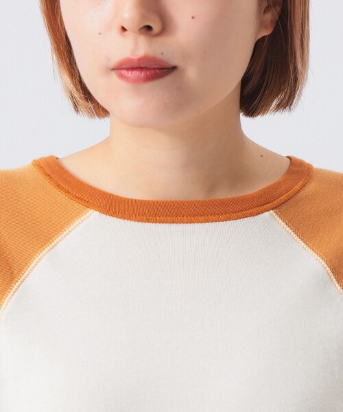 BEAMS BOY（ビームスボーイ）の「【1/15再値下げ】クレイジー ベースボール ロングスリーブ（Tシャツ/カットソー・レディース・チャコールグレー/ホワイト系その他7・ONE SIZE）」の13枚目の写真