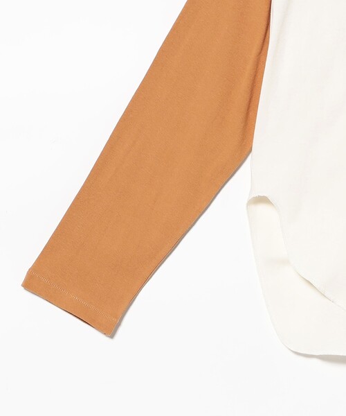 BEAMS BOY（ビームスボーイ）の「【1/15再値下げ】クレイジー ベースボール ロングスリーブ（Tシャツ/カットソー・レディース・チャコールグレー/ホワイト系その他7・ONE SIZE）」の17枚目の写真