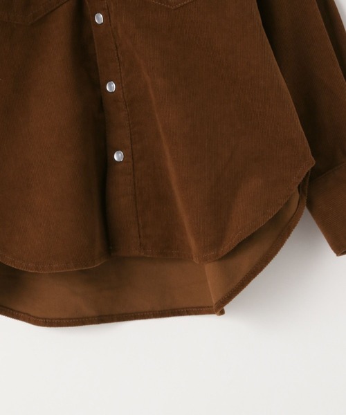 LOWRYS FARM（ローリーズファーム）の「コーデュロイシャツＬＳ　 573277（シャツ/ブラウス・キッズ・ブラウン・110cm/120cm/130cm/140cm/150cm）」の8枚目の写真