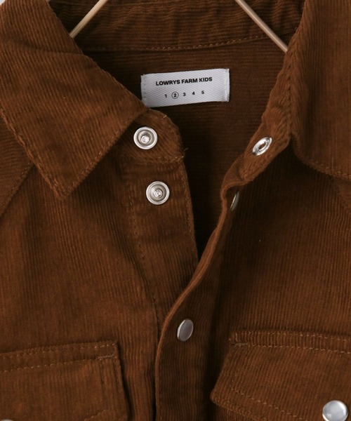 LOWRYS FARM（ローリーズファーム）の「コーデュロイシャツＬＳ　 573277（シャツ/ブラウス・キッズ・ブラウン・110cm/120cm/130cm/140cm/150cm）」の10枚目の写真