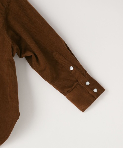 LOWRYS FARM（ローリーズファーム）の「コーデュロイシャツＬＳ　 573277（シャツ/ブラウス・キッズ・ブラウン・110cm/120cm/130cm/140cm/150cm）」の13枚目の写真