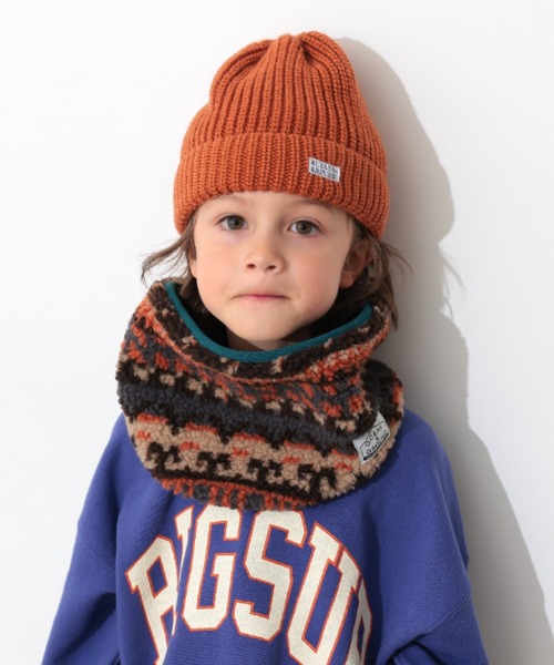 Ocean&Ground（オーシャン&グラウンド）の「ｼﾞｬｶﾞｰﾄﾞﾎﾞｱﾘﾊﾞｰｼﾌﾞﾙﾈｯｸｳｫｰﾏｰ（ネックウォーマー/スヌード・キッズ・ブルー系その他/ベージュ/ブラック/ブラウン・FREE）」の5枚目の写真