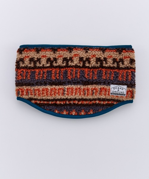 Ocean&Ground（オーシャン&グラウンド）の「ｼﾞｬｶﾞｰﾄﾞﾎﾞｱﾘﾊﾞｰｼﾌﾞﾙﾈｯｸｳｫｰﾏｰ（ネックウォーマー/スヌード・キッズ・ブルー系その他/ベージュ/ブラック/ブラウン・FREE）」の11枚目の写真