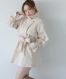 【新品未使用】Heather  ミドルコート　チェスターコート 楽天市場】ダブルブレスト チェスターコート レディース ウール
