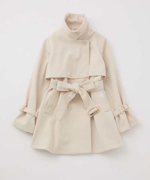REVIVAL】サイズ展開あり/2way/スタンドカラーミドルコート