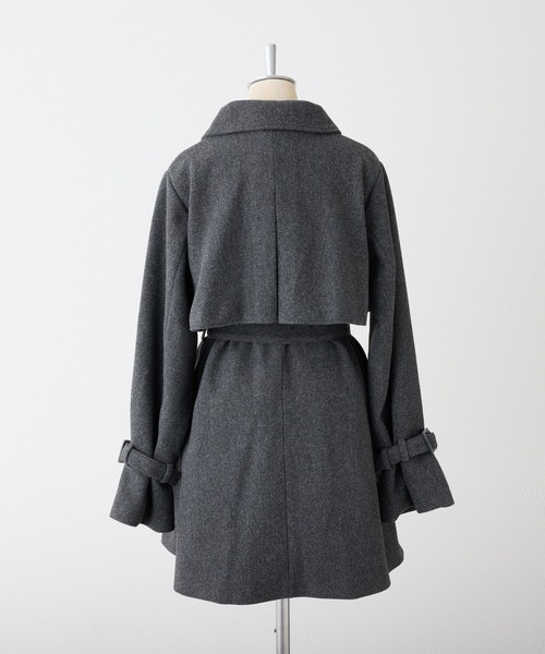 セール】【今すぐお届け！】サイズ展開あり/2way/スタンドカラーミドル