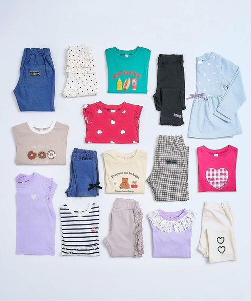 apres les cours(アプレレクール)の「裾フリルレギンス/7days Style pants(レギンス/スパッツ・キッズ・ブラック/アイボリー/グレー・80/90/100/110/120/130)」の14枚目の写真