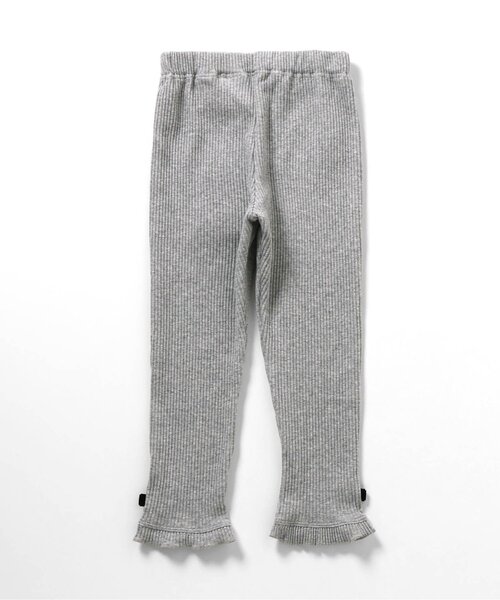 apres les cours(アプレレクール)の「裾フリルレギンス/7days Style pants(レギンス/スパッツ・キッズ・ブラック/アイボリー/グレー・80/90/100/110/120/130)」の20枚目の写真