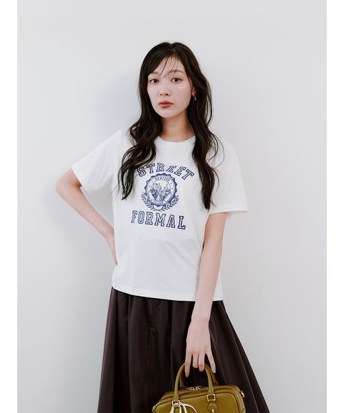 SNIDEL - t プリントロゴTシャツ（Tシャツ/カットソー）｜SNIDEL