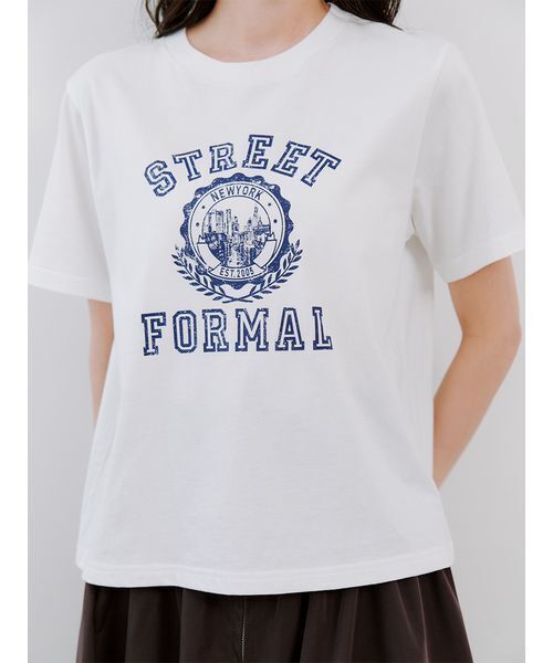 プリントロゴTシャツ（Tシャツ/カットソー）｜SNIDEL