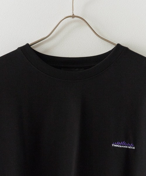 THOUSAND MILE（サウザンドマイル）の「THOUSAND MILE/サウザンドマイル LONG SLEEVE T-SHIRT ロンT（Tシャツ/カットソー・メンズ・ブラック/グレー/ホワイト・XS/M/L/XL）」の18枚目の写真