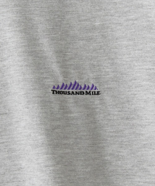 THOUSAND MILE（サウザンドマイル）の「THOUSAND MILE/サウザンドマイル LONG SLEEVE T-SHIRT ロンT（Tシャツ/カットソー・メンズ・ブラック/グレー/ホワイト・XS/M/L/XL）」の21枚目の写真