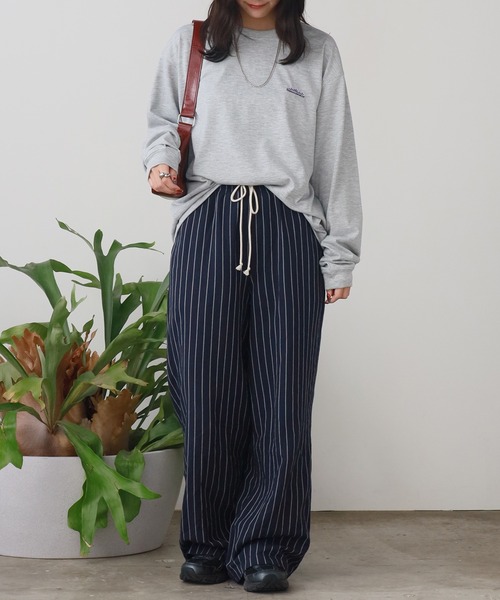 THOUSAND MILE（サウザンドマイル）の「THOUSAND MILE/サウザンドマイル LONG SLEEVE T-SHIRT ロンT（Tシャツ/カットソー・メンズ・ブラック/グレー/ホワイト・XS/M/L/XL）」の16枚目の写真