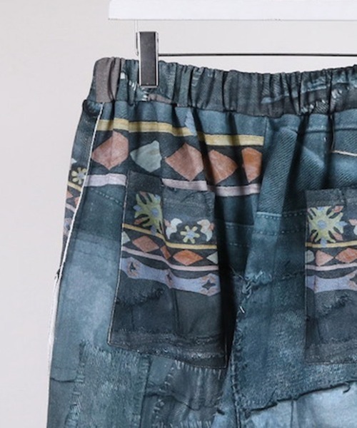 DISCOVERED（ディスカバード）の「mp13992-CRUST TROMPELOEIL SHORTS スウェットショートパンツ(DC-SS26-PT-13)（その他パンツ・メンズ・ブラック・1/3）」の4枚目の写真