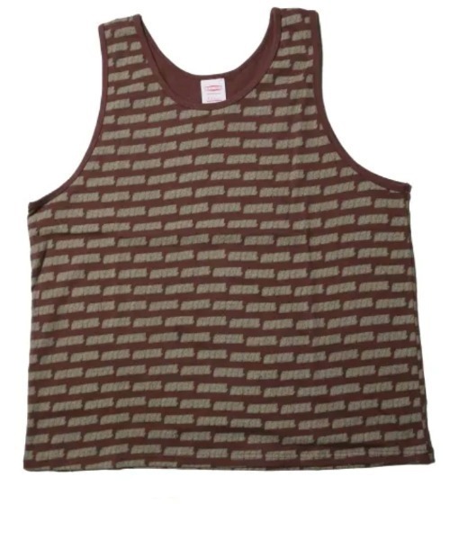 NATAL DESIGN（ネイタルデザイン）の「HEMP TANK TOP FAINT PRINTED（タンクトップ・メンズ・ブラウン/ブラック・SMALL/MEDIUM/LARGE/X-LARGE）」の2枚目の写真