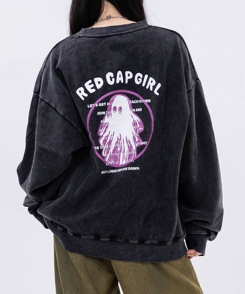 Red Cap Girl(レッドキャプガール)の「【a-r】〔RedCapGirl/レッドキャップガール〕新柄追加 ヴィンテージライク スノーウォッシュ クルーネックスウェット ユニセックス/メンズ/レディース(スウェット・メンズ・グレー/ライトグレー/ブラウン/ネイビー・MEDIUM/LARGE)」の17枚目の写真