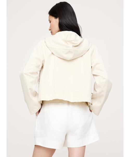 Banana Republic(バナナリパブリック)の「フード ユーティリティジャケット(その他アウター・レディース・アイボリー・XS/S/M/L)」の3枚目の写真