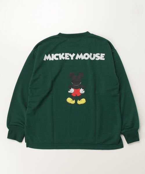 セール】キッズ MICKEY MOUSE ミッキーオーバーサイズトレーナー