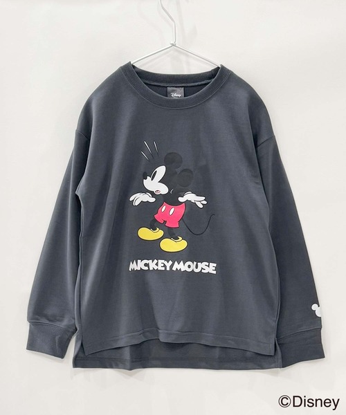 キッズ MICKEY MOUSE ミッキーオーバーサイズトレーナー（スウェット