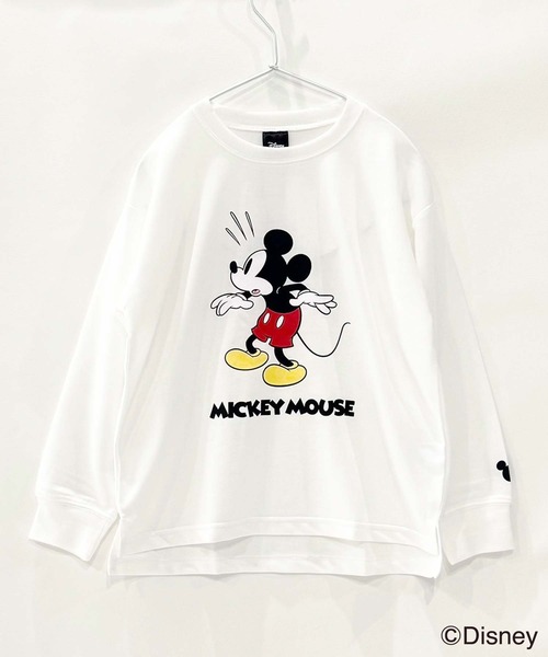 キッズ MICKEY MOUSE ミッキーオーバーサイズトレーナー(スウェット キッズ MICKEY MOUSE ミッキーオーバーサイズトレーナー(スウェット
