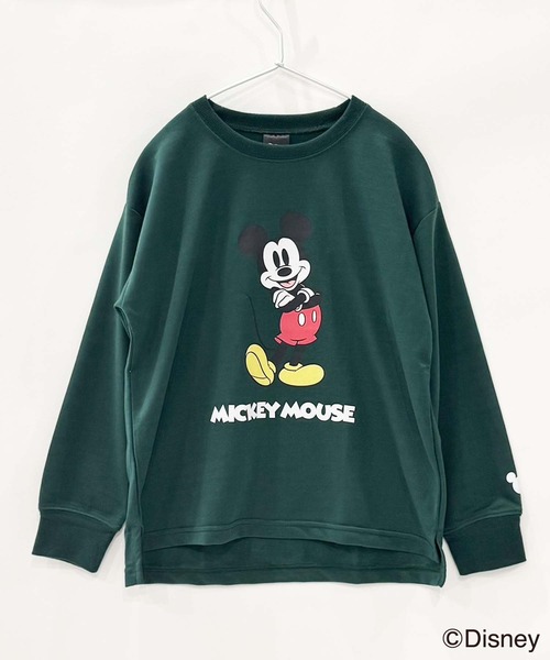 セール】キッズ MICKEY MOUSE ミッキーオーバーサイズトレーナー