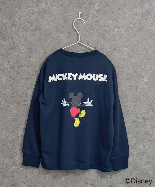 キッズ MICKEY MOUSE ミッキーオーバーサイズトレーナー（スウェット