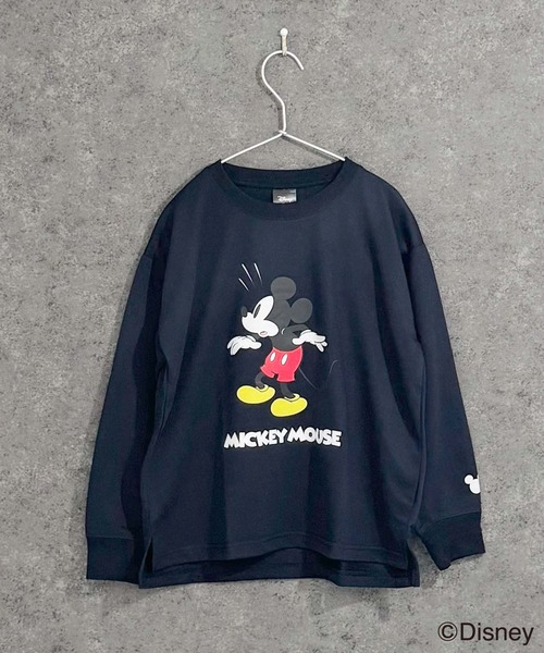 ミッキー トレーナー キッズ MICKEY MOUSE ミッキーオーバーサイズトレーナー（スウェット