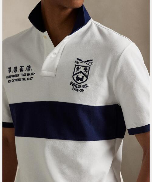 ポロバイラルフローレン クラシック フィット メッシュ グラフィック ポロシャツ クラシック フィット メッシュ グラフィック ポロシャツ