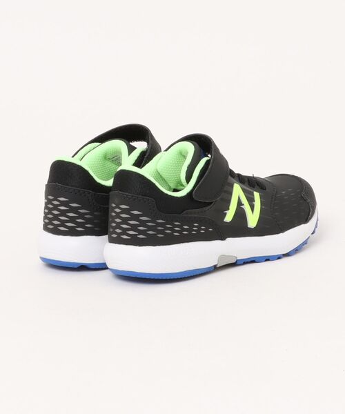NEW BALANCE（ニューバランス）の「new balance ニューバランス NB HANZO V SYNTHETIC【軽量】キッズスニーカー 細幅 運動会 スピードモデル(エヌビーハンゾーVシンセティック) PXHNVSL1 ブラック（スニーカー・キッズ・ブラック・17.0cm/17.5cm/18.0cm/18.5cm/19.0cm/19.5cm/20.0cm/20.5cm/21.0cm/21.5cm）」の2枚目の写真