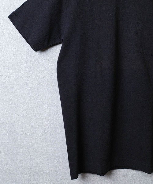 BARNS OUTFITTERS（バーンズアウトフィッターズ）の「【PH2】【BARNS OUTFITTERS】吊天竺 ショートスリーブ Vネック Tシャツ（Tシャツ/カットソー・メンズ・ロイヤルブルー/オレンジ/ゴールド/グレー/ブラック・0/1/2）」の19枚目の写真