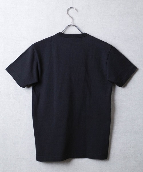 BARNS OUTFITTERS（バーンズアウトフィッターズ）の「【PH2】【BARNS OUTFITTERS】吊天竺 ショートスリーブ Vネック Tシャツ（Tシャツ/カットソー・メンズ・ロイヤルブルー/オレンジ/ゴールド/グレー/ブラック・0/1/2）」の20枚目の写真