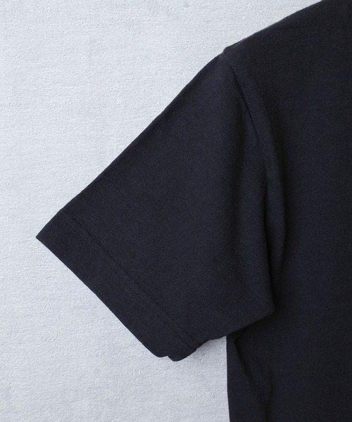 BARNS OUTFITTERS（バーンズアウトフィッターズ）の「【PH2】【BARNS OUTFITTERS】吊天竺 ショートスリーブ Vネック Tシャツ（Tシャツ/カットソー・メンズ・ロイヤルブルー/オレンジ/ゴールド/グレー/ブラック・0/1/2）」の21枚目の写真