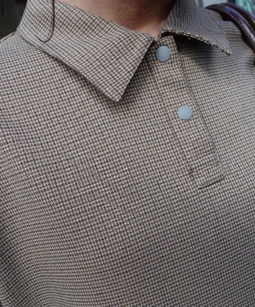 CORNERS（コーナーズ）の「リラックスハーフスリーブシャツワンピース（シャツワンピース・レディース・ベージュ系その他・マルチサイズ）」の7枚目の写真