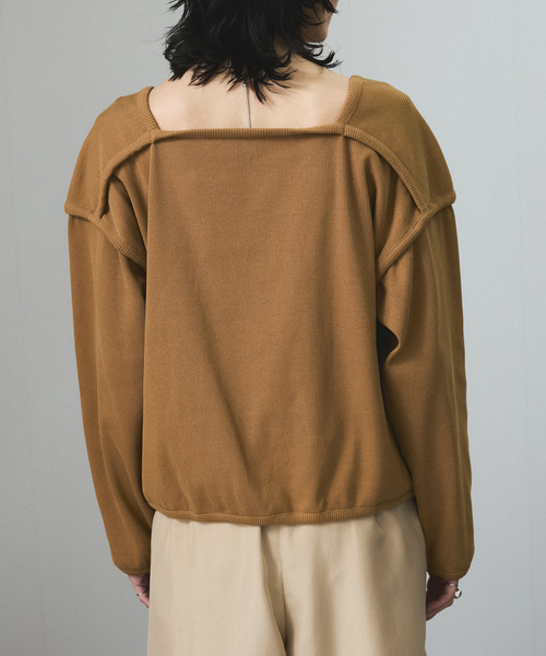 SALON adam et rope'(サロン アダム エ ロペ)の「【J'aDoRe・店舗限定】【Baserange(ベースレンジ)】LIGHT RELIEF SWEATSHIRT(Tシャツ/カットソー・レディース・ブラウン・S)」の9枚目の写真